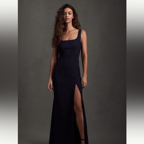 BHLDN Dresses & Skirts - BHLDN Catarina Crepe Maxi Dress
